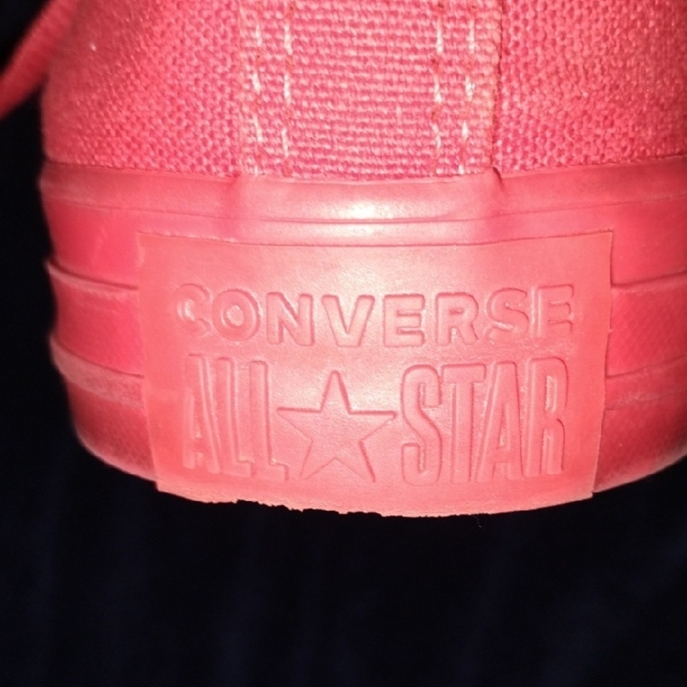 Converse Fiery Red Canvas Shoes - Picture 5 of 8